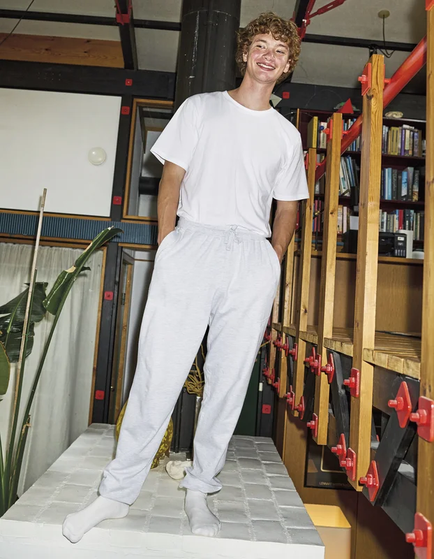 Unisex Sweatpants With Elastic Cuff • Neutral