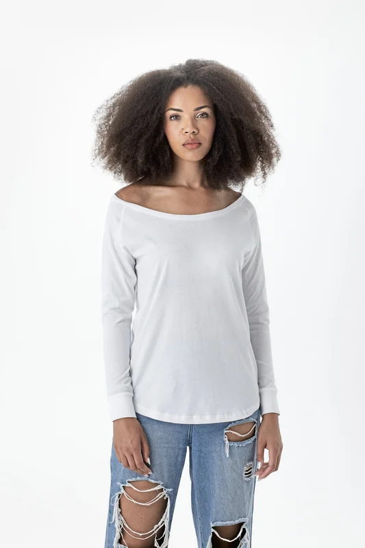 Women´s Loose Fit Long Sleeve T • Mantis