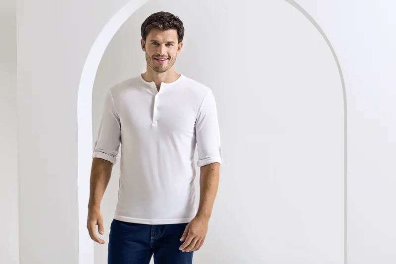 Men´s Long-John Roll Sleeve Tee • Premier Workwear