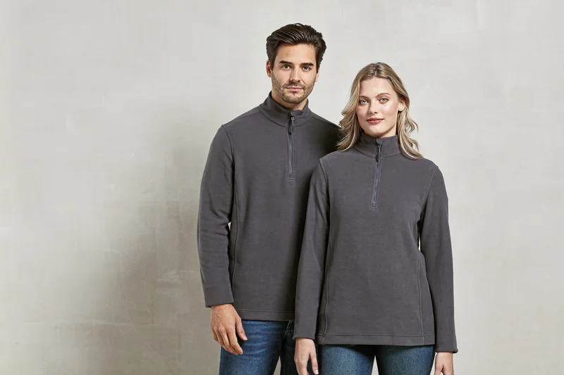 Unisex ´Recyclight´ 1/4 Zip Micro Fleece • Premier Workwear