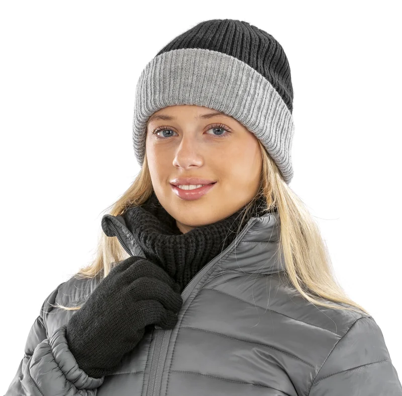 Double Layer Knitted Hat • Result Winter Essentials
