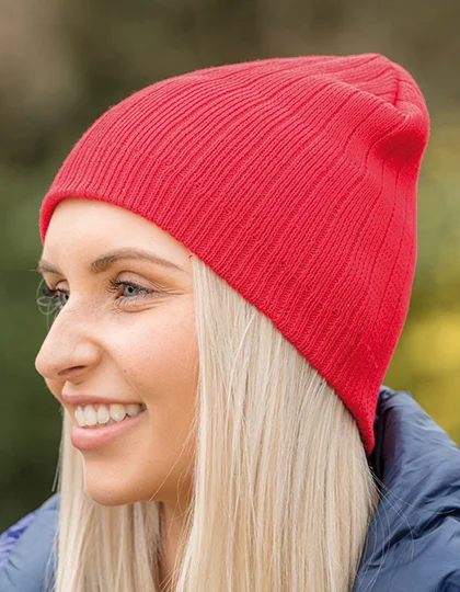 Cotton Knitted Beanie • Result Winter Essentials