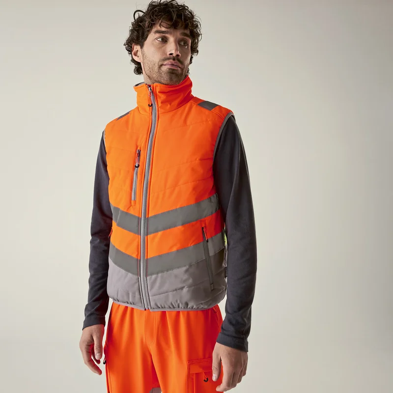 Hi-Vis 2-Tone Thermal Baffle Bodywarmer • Regatta High Visibility