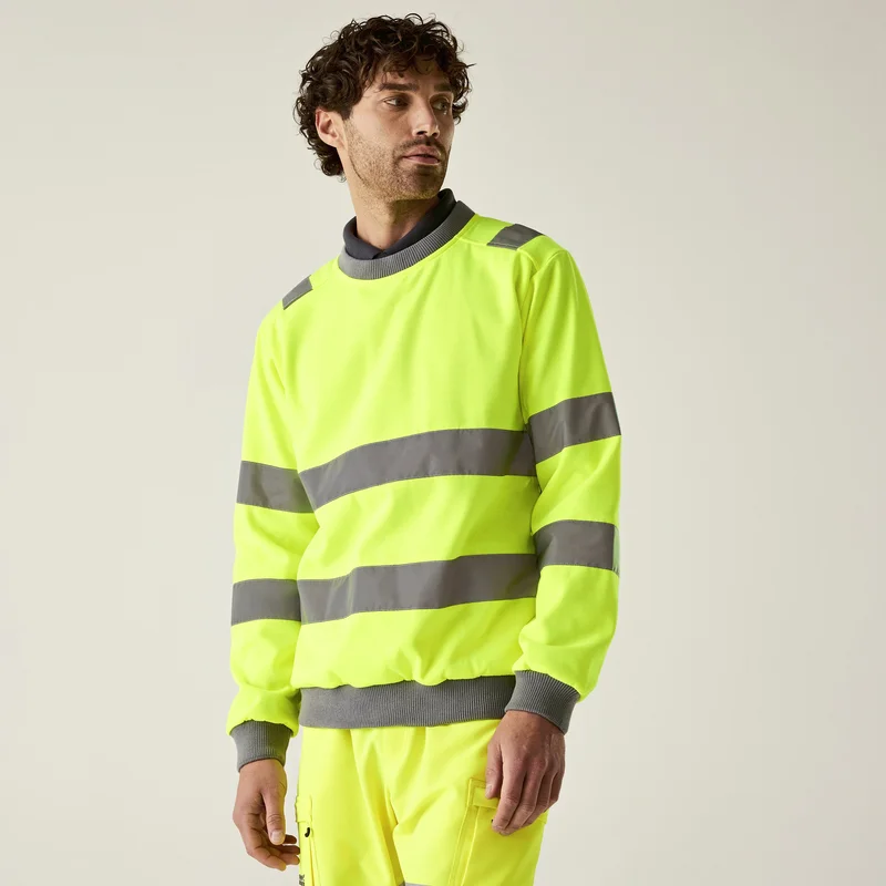 Hi-Vis Pro Contract Crew Neck Sweatshirt • Regatta High Visibility