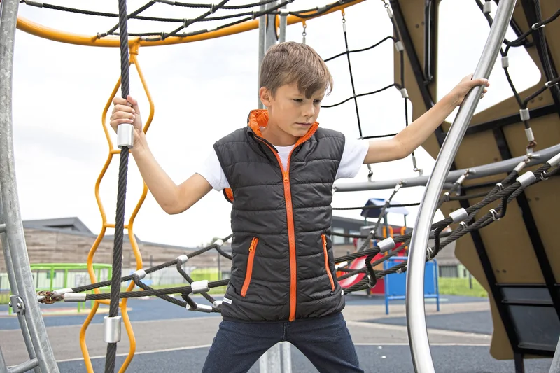 Youth Soft Padded Bodywarmer • Result Core