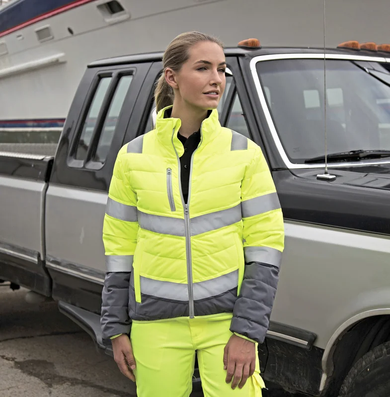 Women´s Soft Padded Safety Jacket • Result Safe-Guard