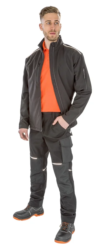 Slim Fit Soft Shell Work Trouser • Result WORK-GUARD