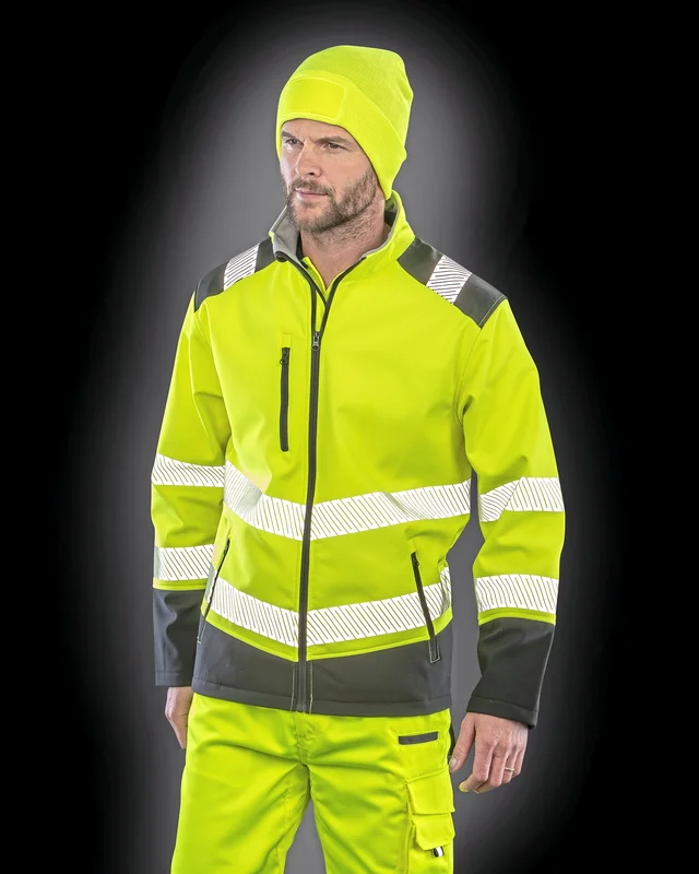Printable Ripstop Safety Softshell Jacket • Result Safe-Guard