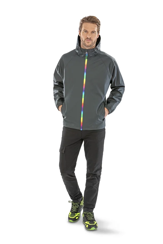 Prism PU Waterproof Jacket With Recycled Backing • Result Genuine Recycled