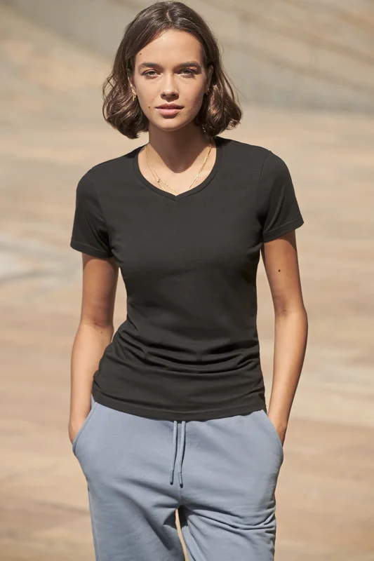 Women´s Feel Good Stretch V-Neck T • SF Women