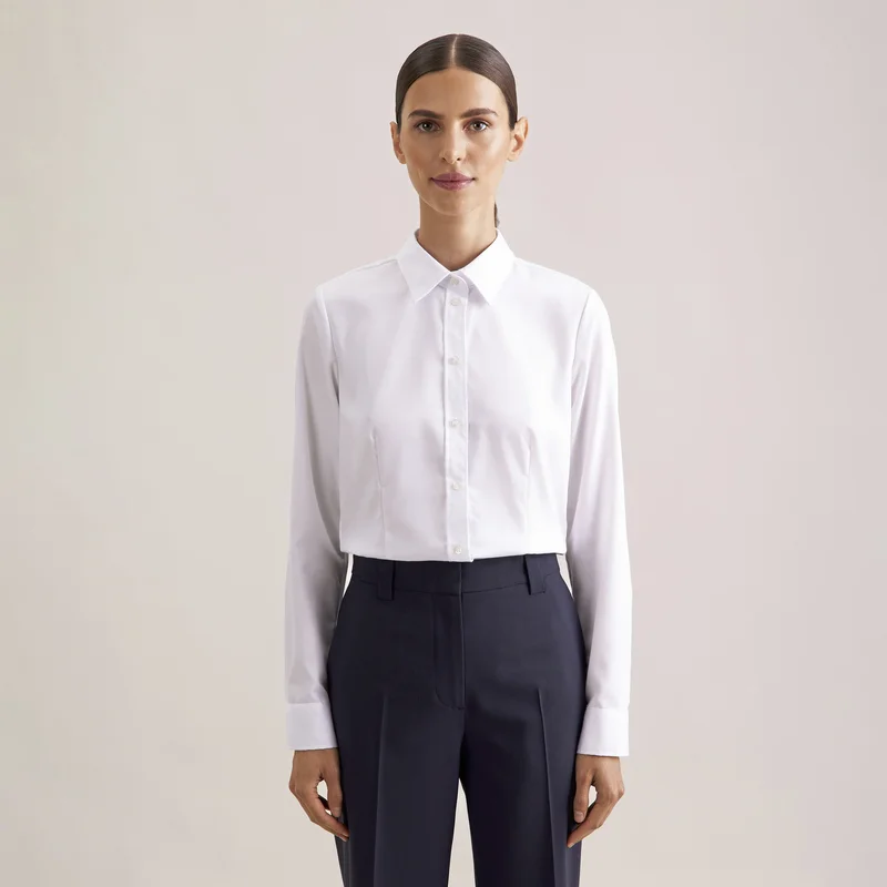 Women´s Blouse Regular Fit Fine Twill Longsleeve • Seidensticker