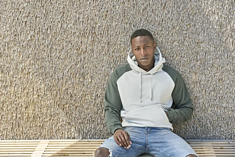 UNLABELED Two-Tone Hooded Sweatshirt • Tee Jays