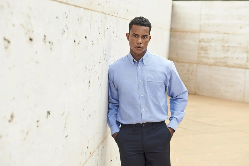 Men´s Classic Long Sleeved Oxford Shirt • Henbury