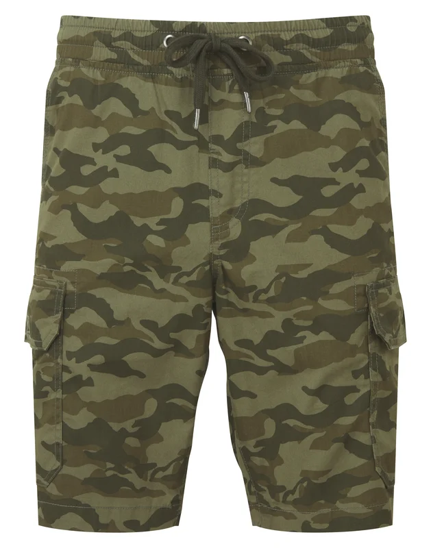 Men´s Camo Cargo Utility Shorts • WOMBAT®
