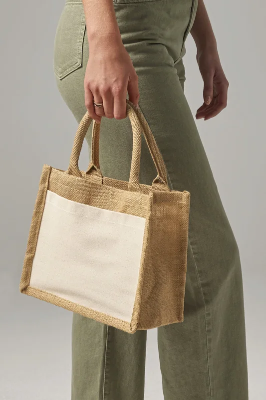 Cotton Pocket Jute Gift Bag • Westford Mill