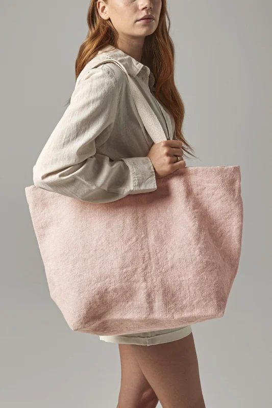 Soft Washed Jute Beach Bag • Westford Mill
