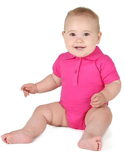 Bio Bodysuit With Polo Shirt Neck • Link Kids Wear