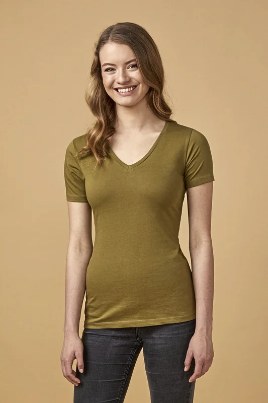 Women´s V-Neck T-Shirt • X.O by Promodoro