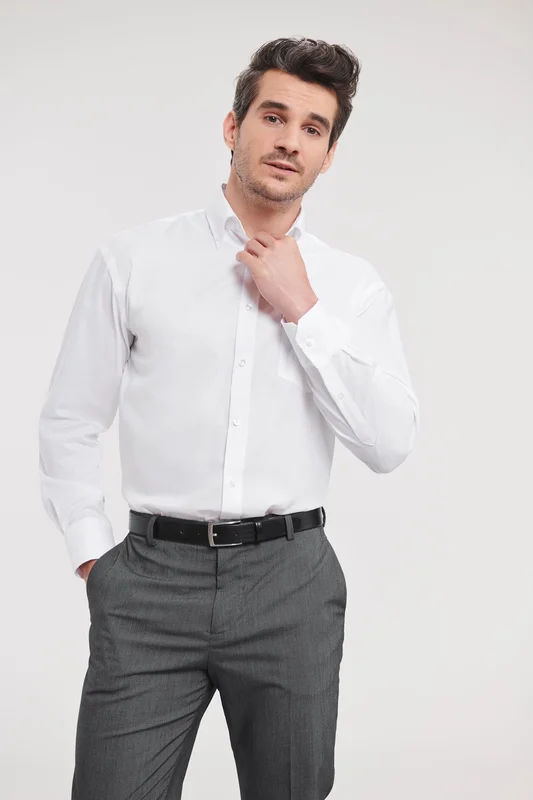 Men's Long Sleeve Classic Ultimate Non-Iron Shirt • Russell Athletic Collection