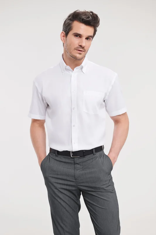 Men's Short Sleeve Classic Ultimate Non-Iron Shirt • Russell Athletic Collection